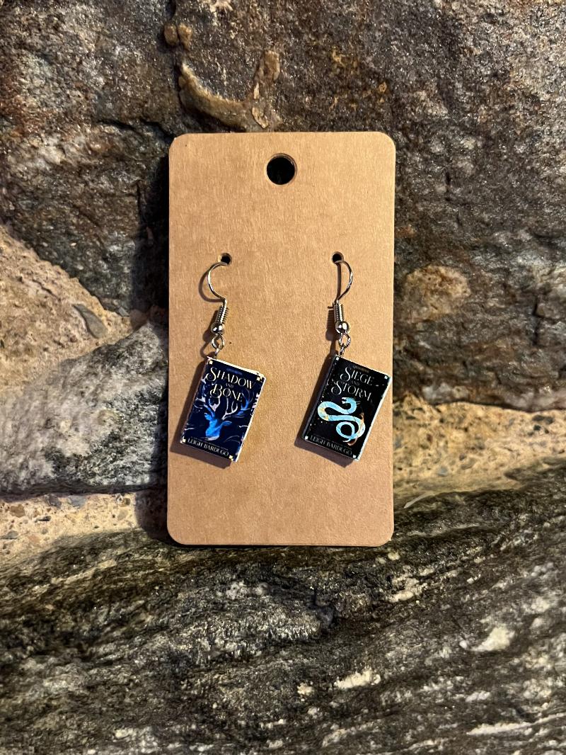 Book Earrings